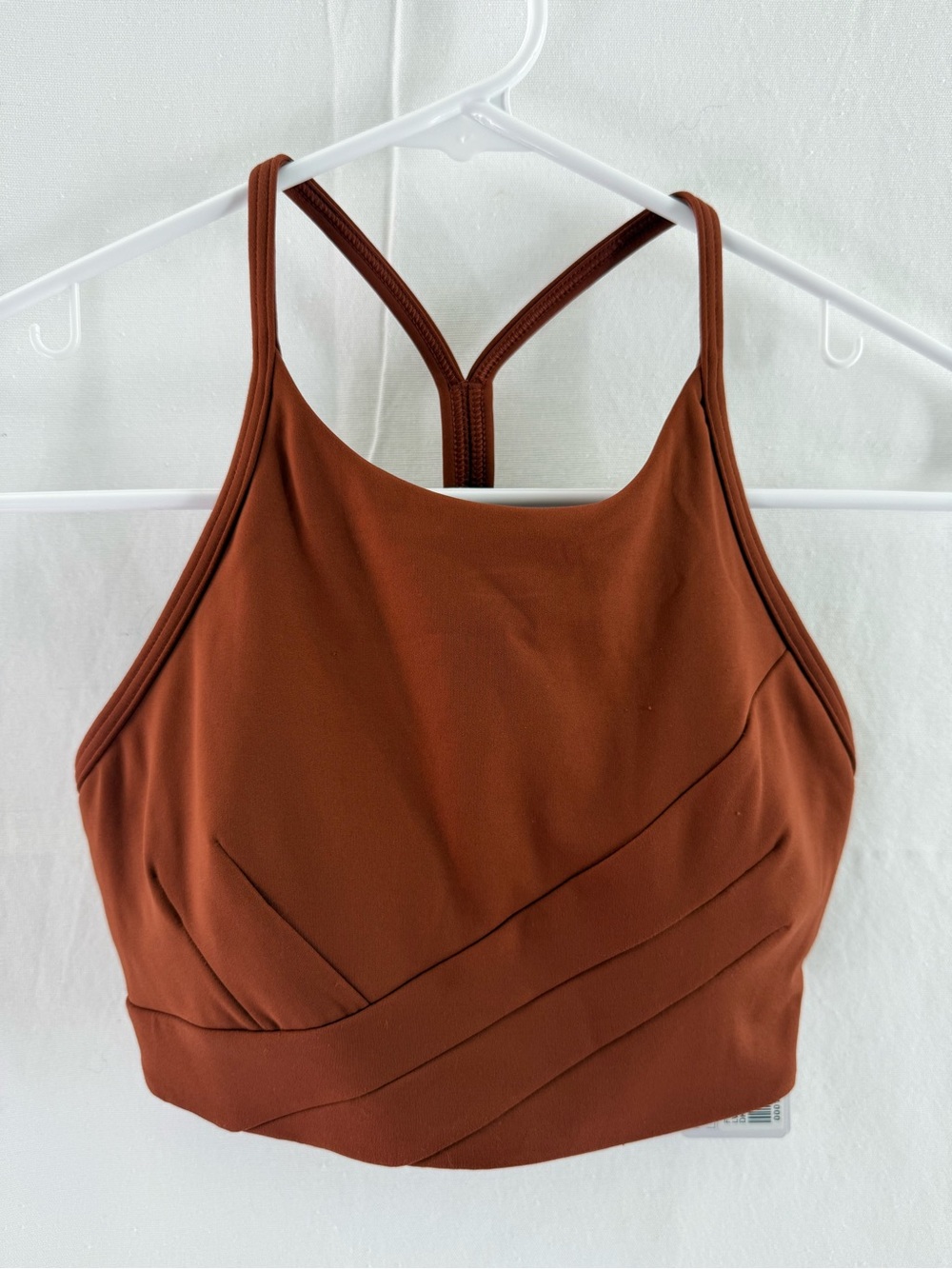 NWT Lululemon Women's Flow Y Wrap-Front High Neck Bra - Size 4 B/C cups